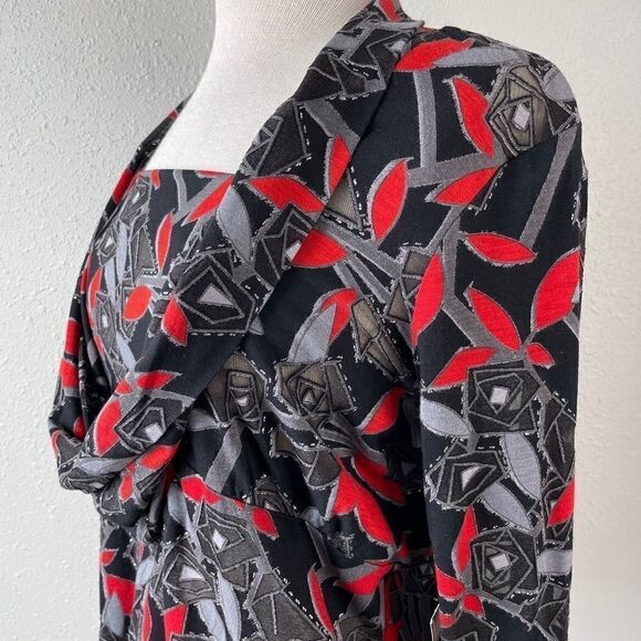 NWT Multiples Long Sleeve Blouse Top Size Petite L - Picture 5 of 10